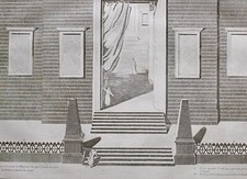 1861 Impression Antique Porte