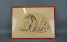 Ravissante gravure rehaussé