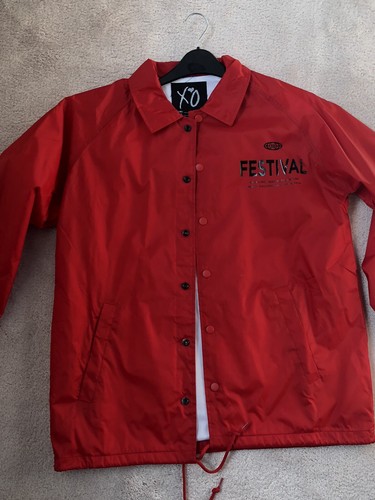Veste entraîneur rouge - veste,