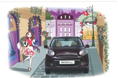 Carte postale illustree - carte,