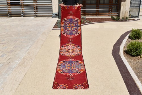 Tapis rouge turc - , 24''x128''