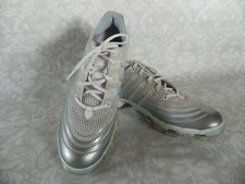 Adidas Women's Power Band Chassis Size 9 1/2  Tri-Colored Lace Up Golf Shoe