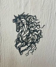 Tête Cheval Mural Tribal