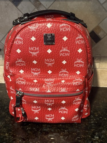 Mcm viva red stark backpack - stark,