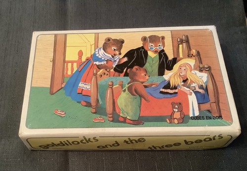 Ancien jeu boîte cubes en - boîte,