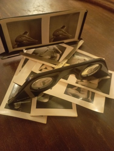 Stéréoscope avec photos de - 9,