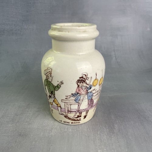 Ancien petit pot - , moutarde
