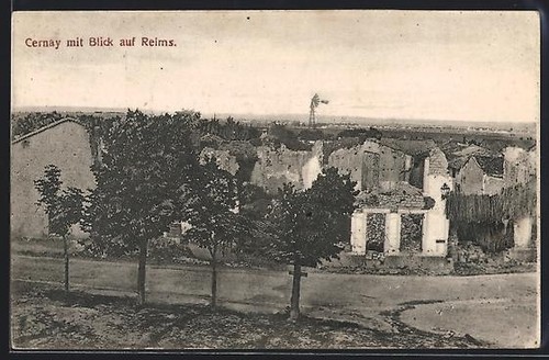 Cpa cernay vue sur - vue, et