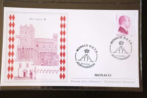 Enveloppe premier jour monaco - enveloppe,