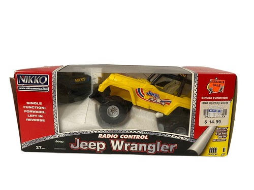 Vtg nikko jeep wrangler - rc,