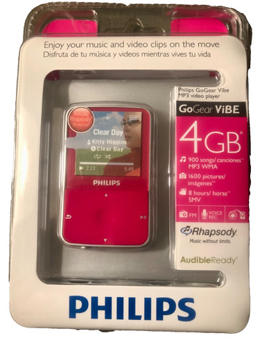 Philips gogear vibe 4gb pink - gogear,