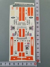 DECALS 1/43 SPYKER C8 DOUBLE 12 - #85 - LE MANS 2002 - DCC14321