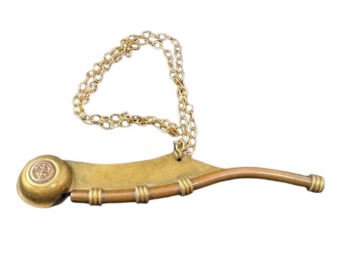Sifflet ancien laiton - ancien,