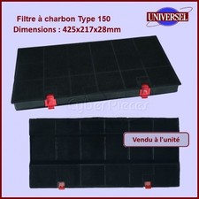 Filtre à charbon Type 150 -