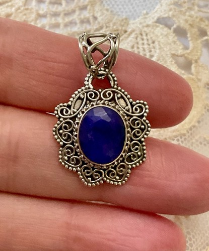Ancien pendentif argent massif - ancien,