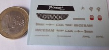 decalcomanie decals déco 1 /43  déco citroen picasso sbarro