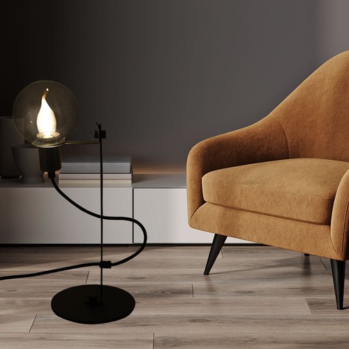 Lampe chevet noire - lampe,