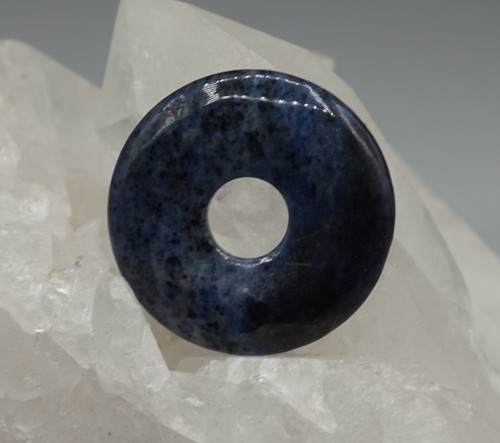 Pendentif dumortierite donut - dumortierite,