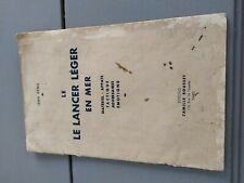 Le lancer léger en mer pêche matériel appâts tactique Demil 1948 rare brochure