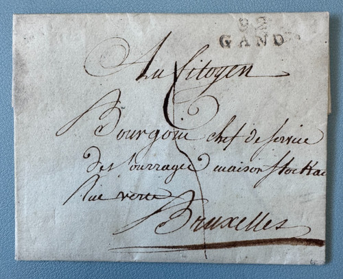 Lettre préphilatélique - lettre, 92