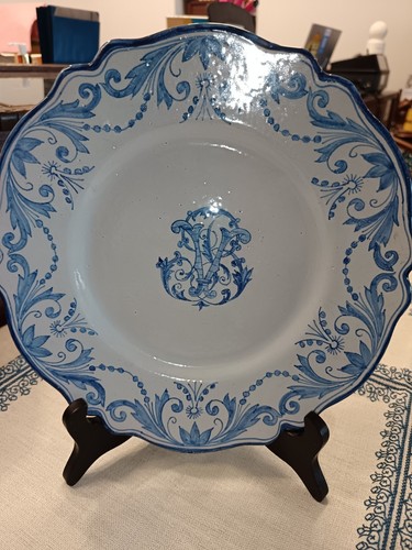 Assiette faience nevers - assiette, de