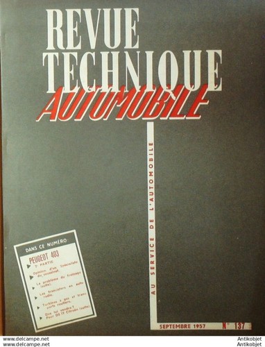 Revue technique automobile - technique,