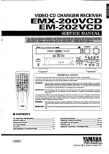 Service Manuel D'Instructions pour Yamaha EM-202 Vcd , EMX-200 Vcd