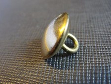 Bouton SBC doré 15mm demi-bombé à queue d'uniforme Armée Française WW2 or