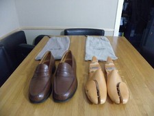 MOCASSINS JM WESTON - CUIR - MADE IN FRANCE - EMBAUCHOIRS + SAC - TAILLE 37