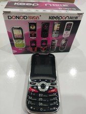 Téléphone Portable Donod Rouge Gris MP3 MP4 FM Radio Flash Son 3D Debloquer