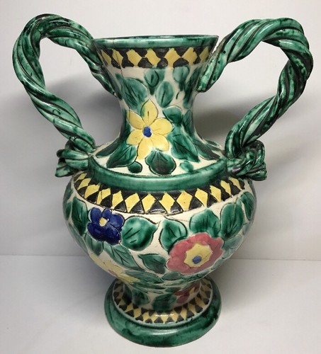 Grand vase ansé - vase, décor