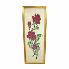 Canevas Roses Vintage Encadré