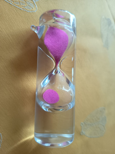 Rare sablier flottant verre - rare,