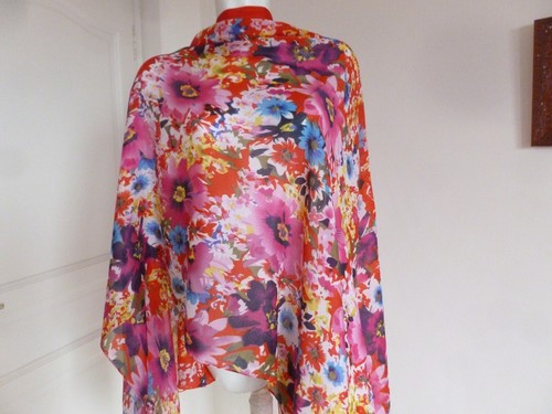 Grand foulard imprime - foulard, lumineux