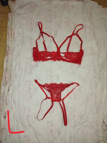 Ensemble lingerie rouge - ensemble,