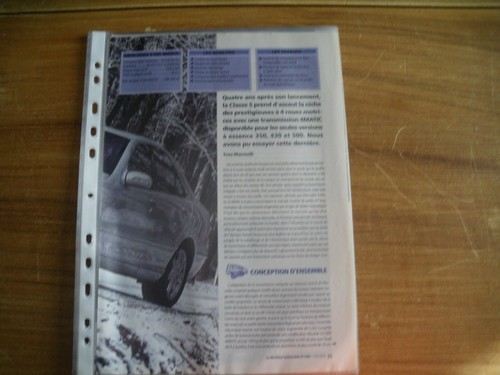 Essai detailles mercedes - essai, detailles.....mercedes