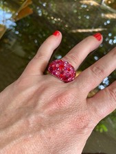 Bague AGATHA strass roses