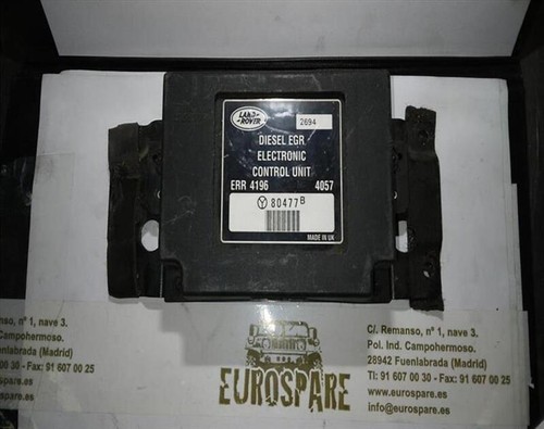 Err 4196 commande centrale egr - centrale,