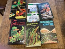 lot de 5 livres l'aquarium chez soi Les poissons d'aquarium Décors et plantes