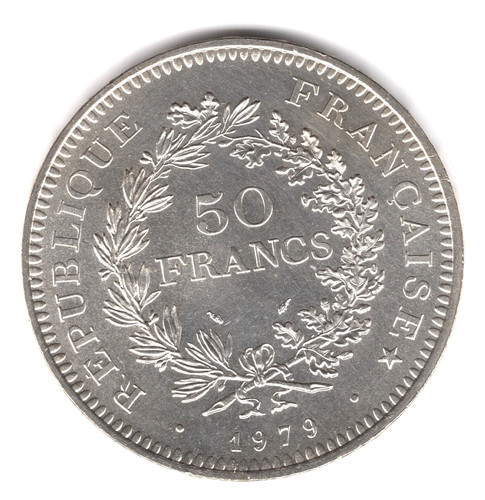 Francs hercule 1979 en - 50,