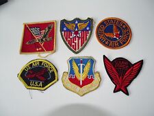 ANCIEN INSIGNE ECUSSON PATCH TISSUS MILITAIRE ARMEE USA AIR FORCE UNITED STATES