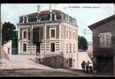 SAINT-GALMIER (42) BOULANGER Ambulant PANIER de PAIN sur tete / CHATEAU BRUNEAUT