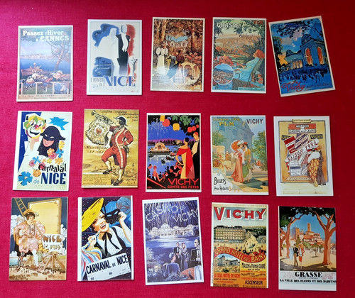 Lot cartes postales - de, 15