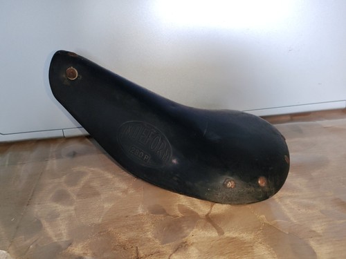 Ancienne selle velo cuir - ancienne,