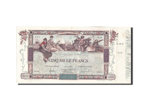 Billet france 5000 francs - france,,