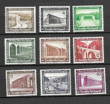 Timbres 1936 ALLEMAGNE