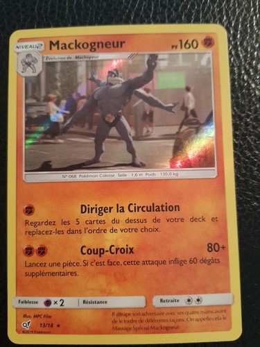 Carte pokémon mackogneur - pokémon,