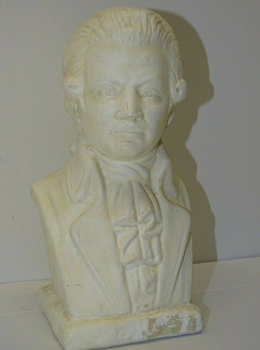 Ancien buste platre blanc - buste, en