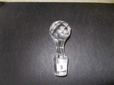 1 ancien bouchon de carafe, en