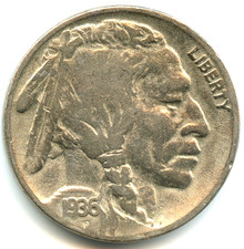 USA 5 cents Buffalo 1936 n°1536